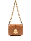 Moncler mini Puf cross body bag - Brown