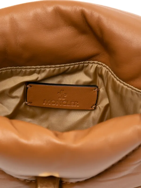 Moncler Mini Puf Cross Body Bag | Brown | FARFETCH