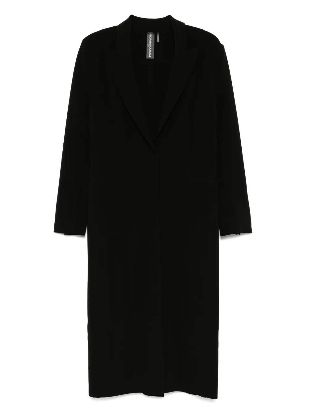 Norma Kamali single breasted coat | negro | Image 1