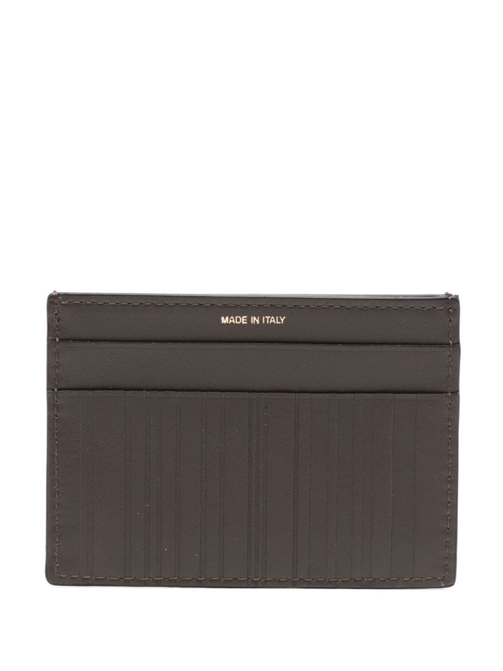 Shop Paul Smith Logo-stamp Cardholder In Green