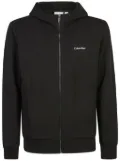 Calvin Klein logo-print hoodie - Black