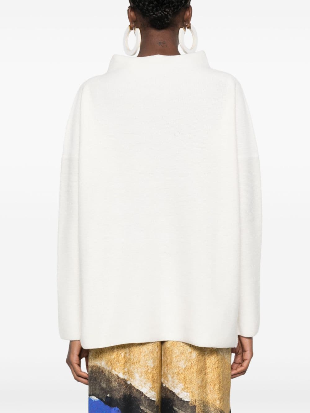 Shop Daniela Gregis Wool Sweater In White