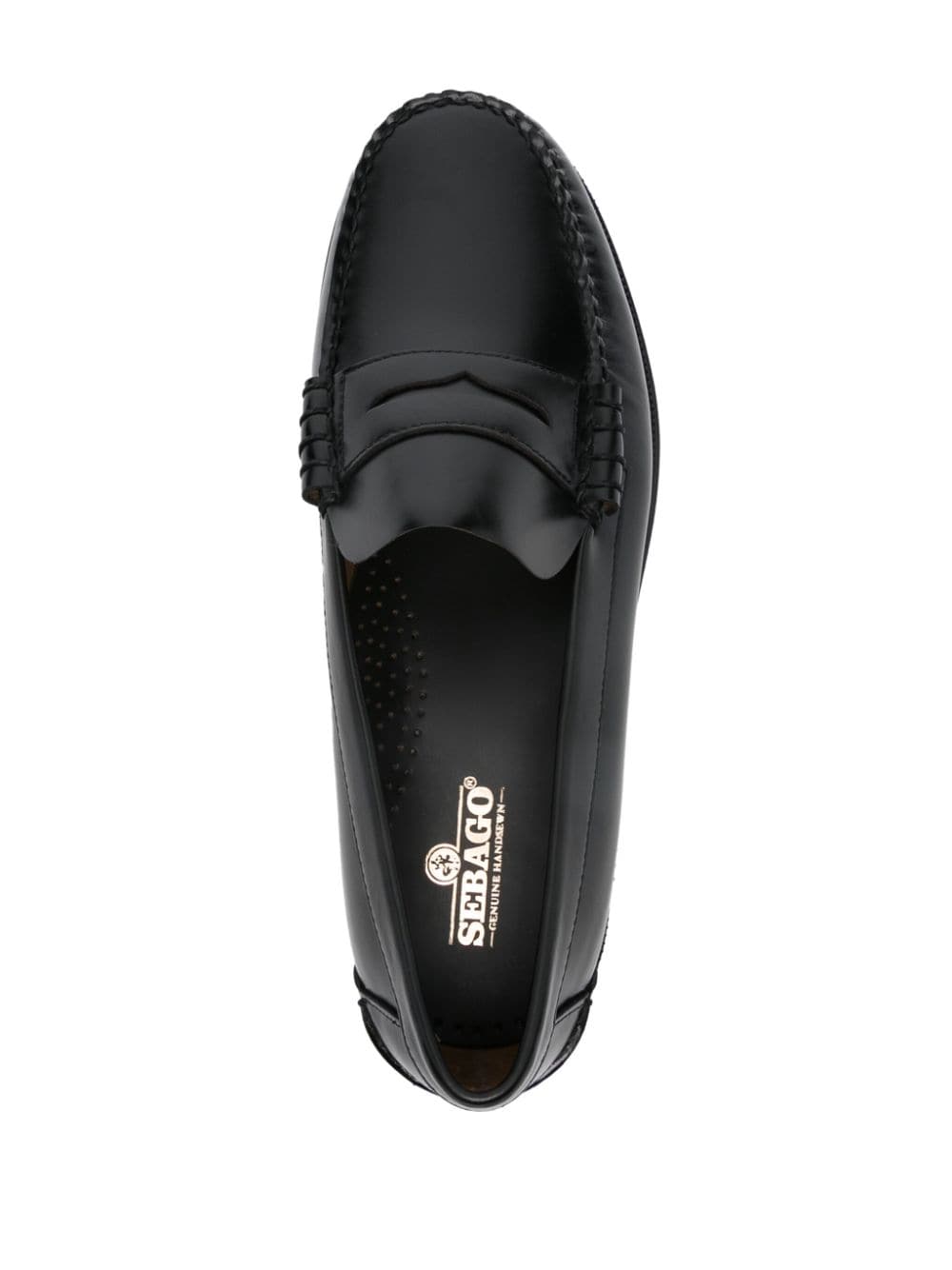 Shop Sebago Classic Dan Loafers In Black