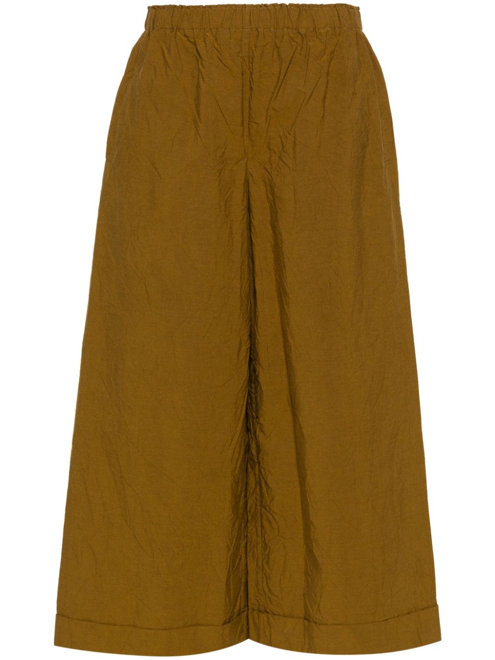 Shop Daniela Gregis Cotton Trousers In Brown