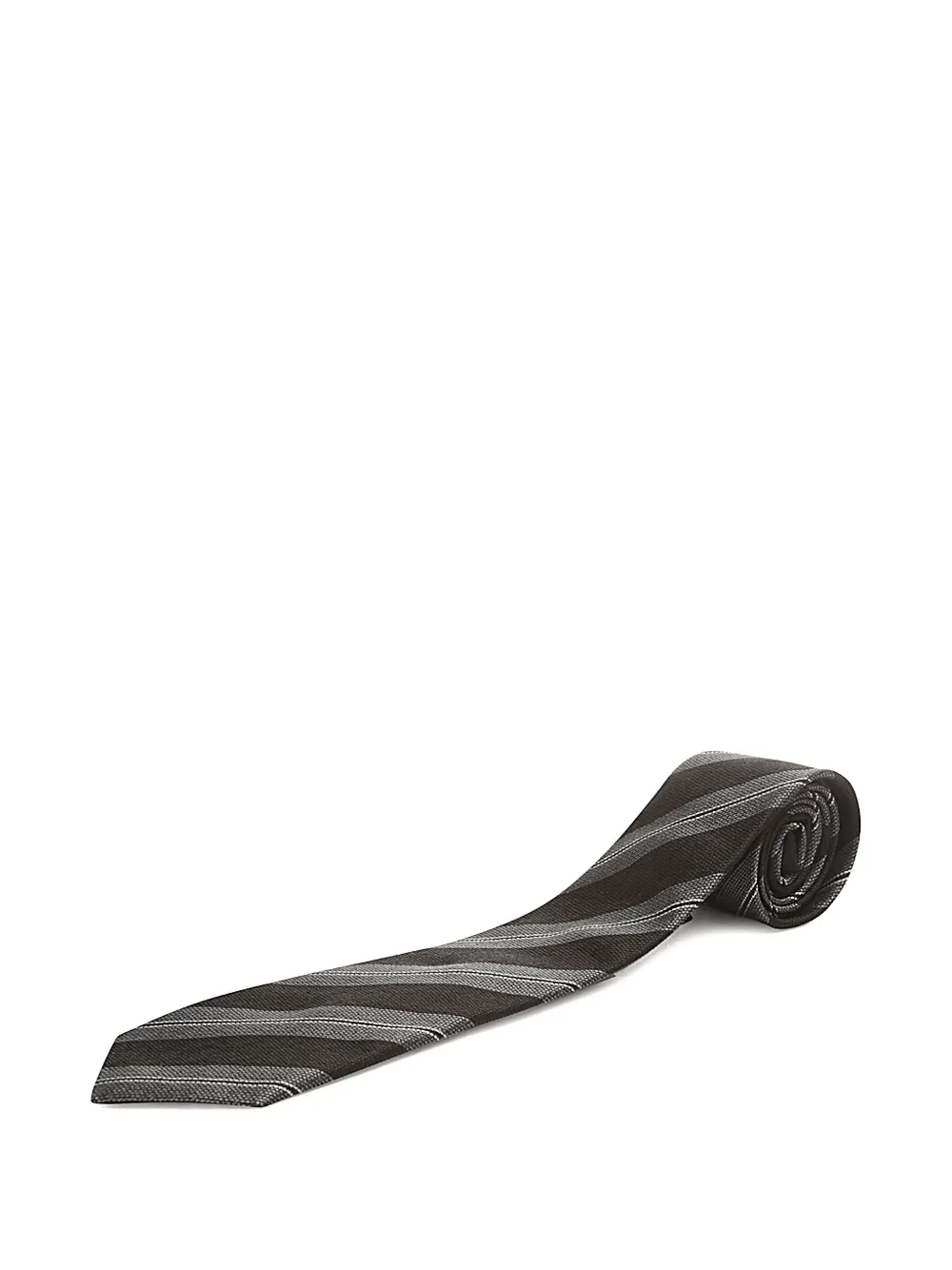 Tagliatore striped tie - Zwart