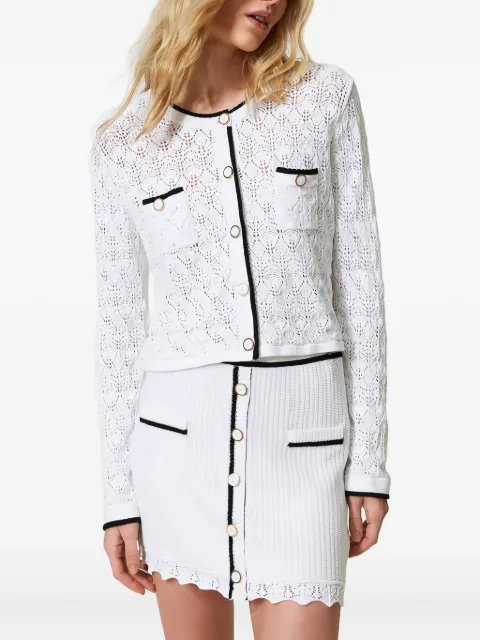 TWINSET button-embellishment mini skirt