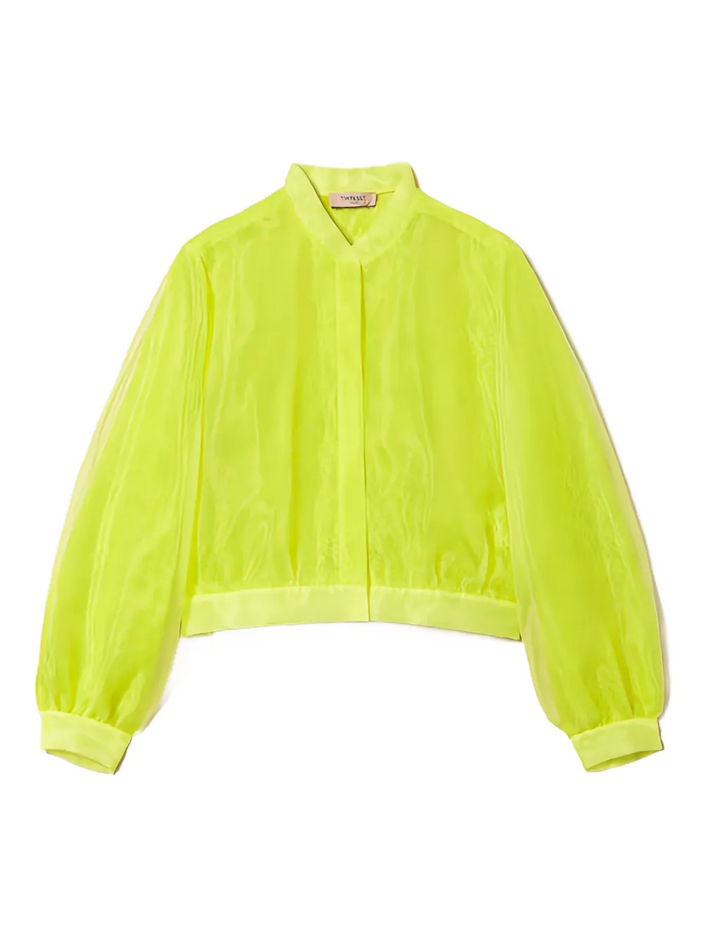 TWINSET organza bomber jacket | Green | Image 1