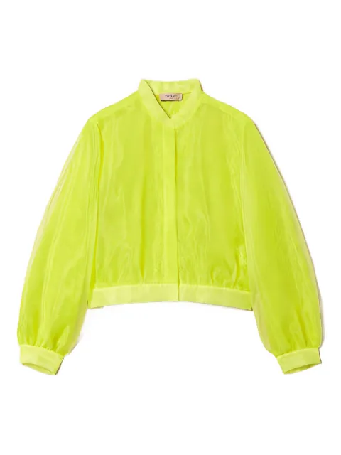 TWINSET organza bomber jacket