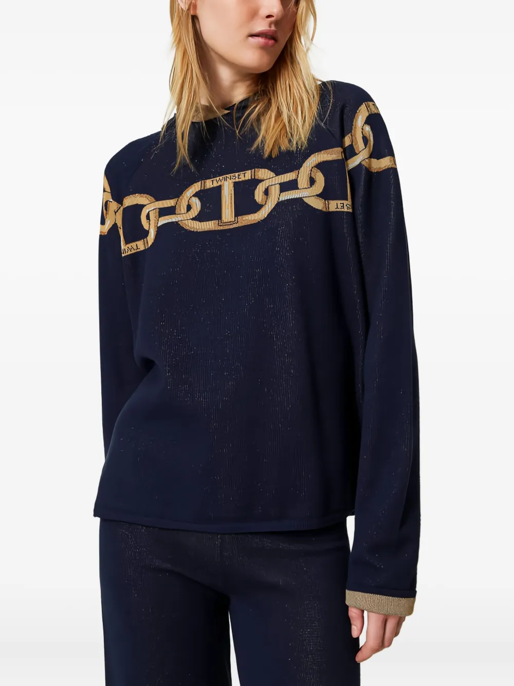 TWINSET jacquard hoodie | Hoodies | Image 2