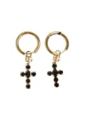 Dolce & Gabbana cross hoop earrings - Gold