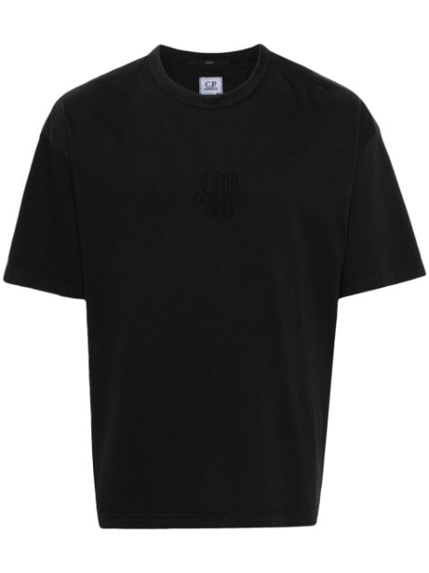 logo-embroidered T-shirt