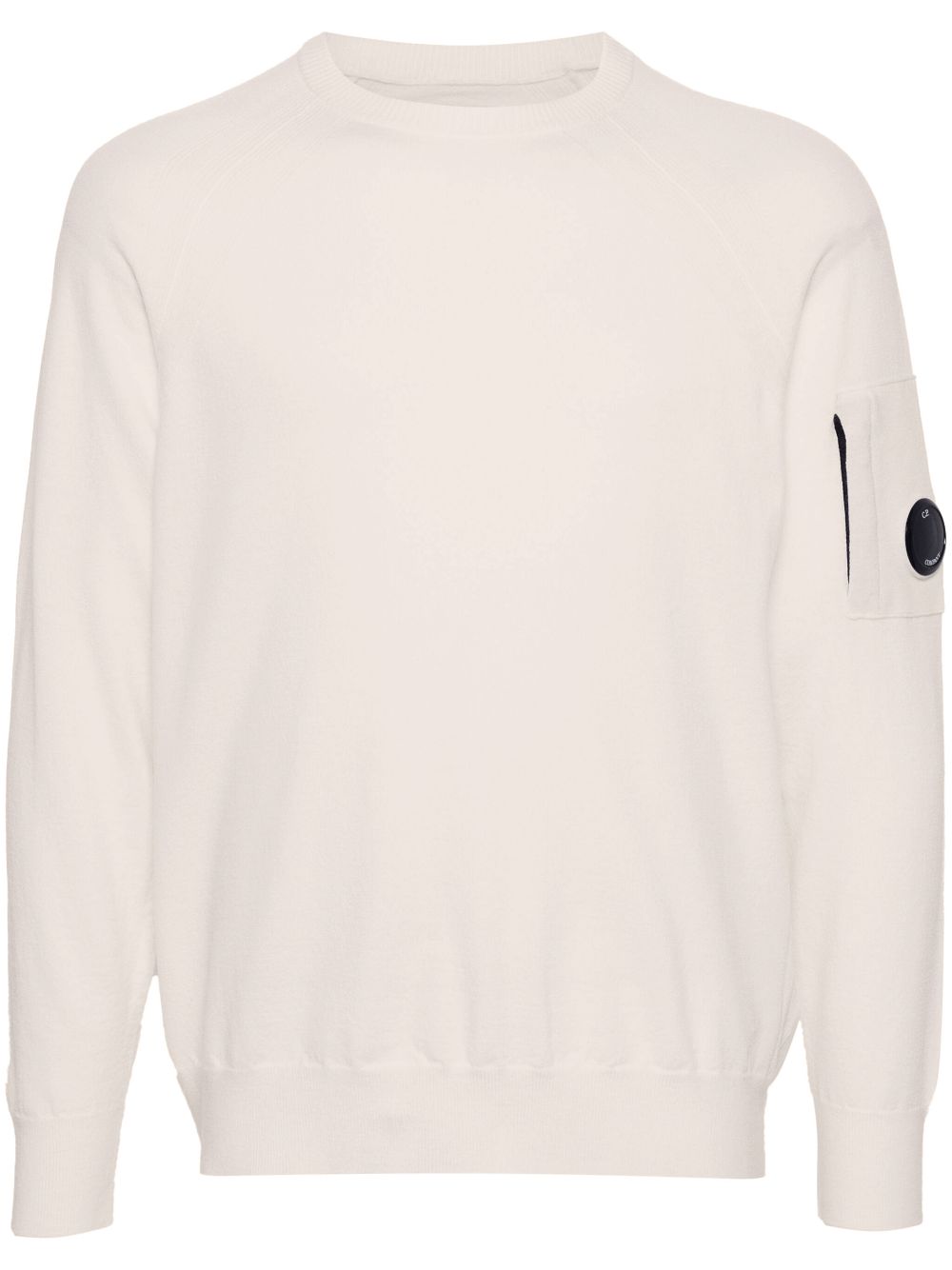 C.P. Company fine crew-neck sweater - White