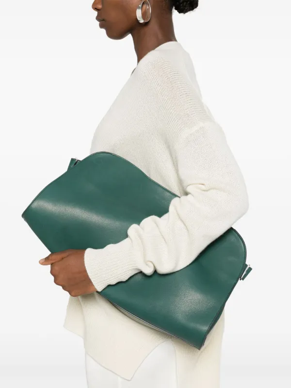 43 JIL SANDER オリーブ カーディガン カシミヤシルク　38 カシミヤシルク】ロングカーディガン（ニット）｜Cruciani