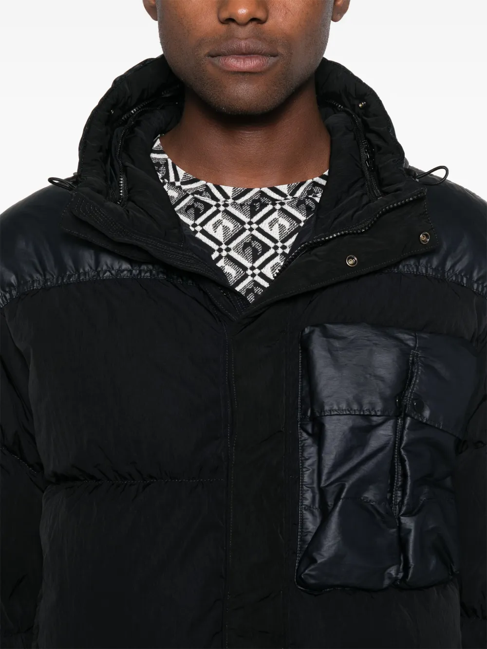 C.P. Company Eco Chrome-R donsjack Blauw