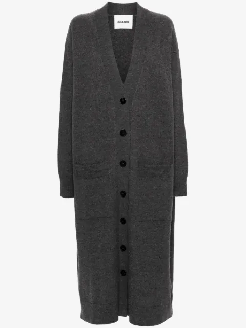 Jil Sander cárdigan con cuello en V