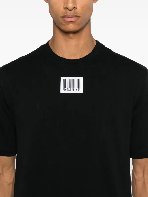 超安い品質 Moschino ロゴ JP FARFETCH | ブラック | Tシャツ トップス