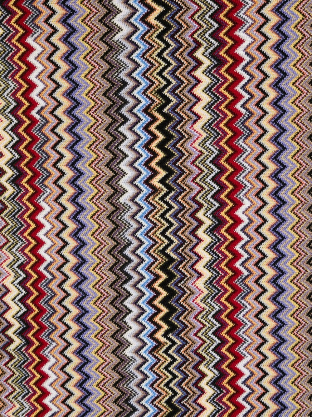 Shop Missoni Zigzag Scarf In Multicolour