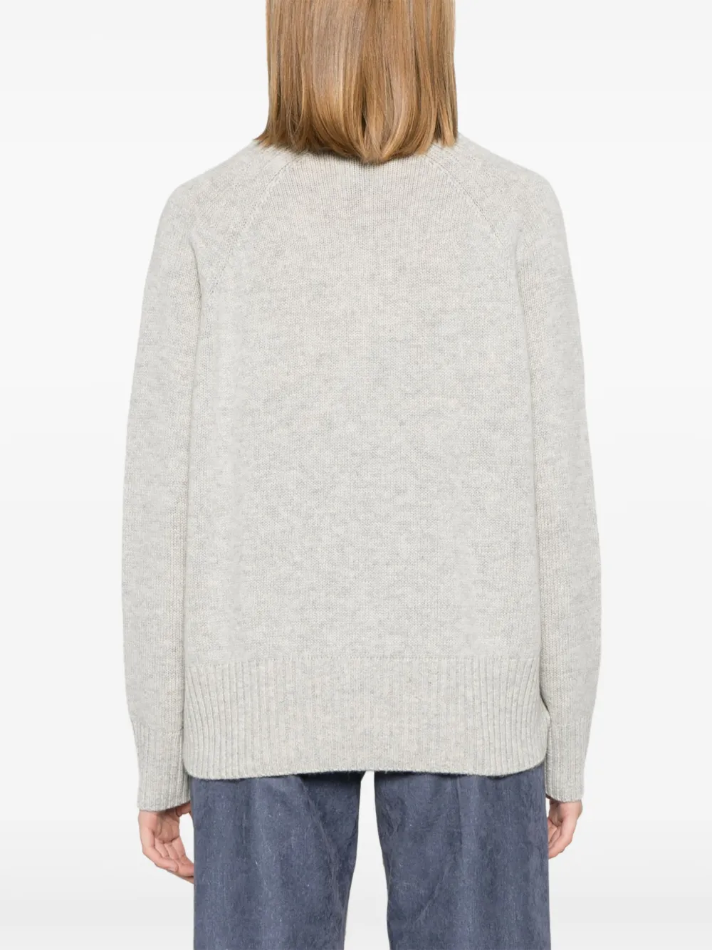 Allude Trui met mélange-effect Grijs