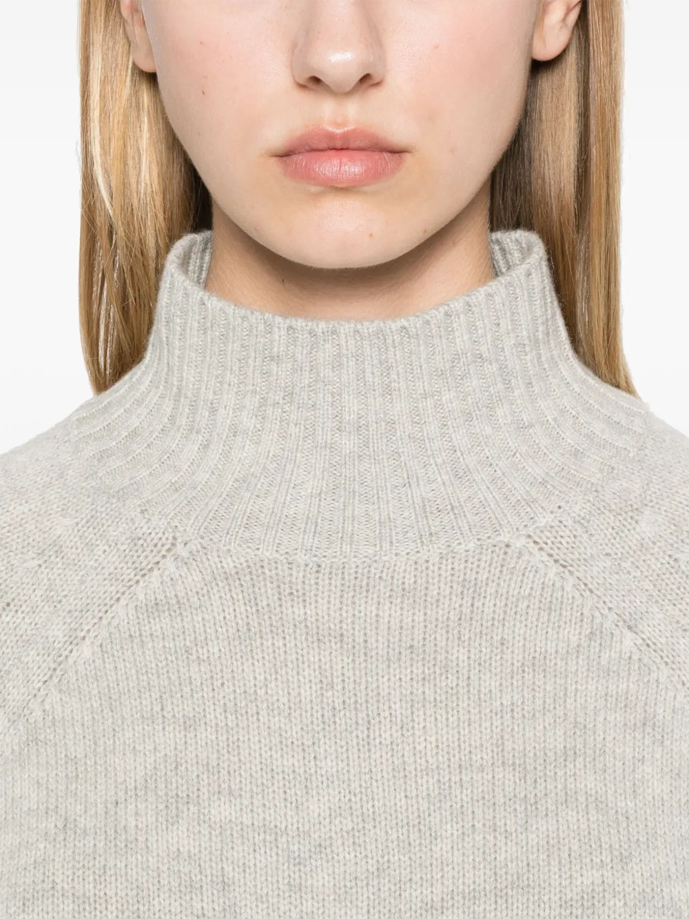Allude Trui met mélange-effect Grijs