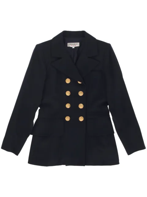 Saint Laurent Pre-Owned 1990s wool double-breasted blazer