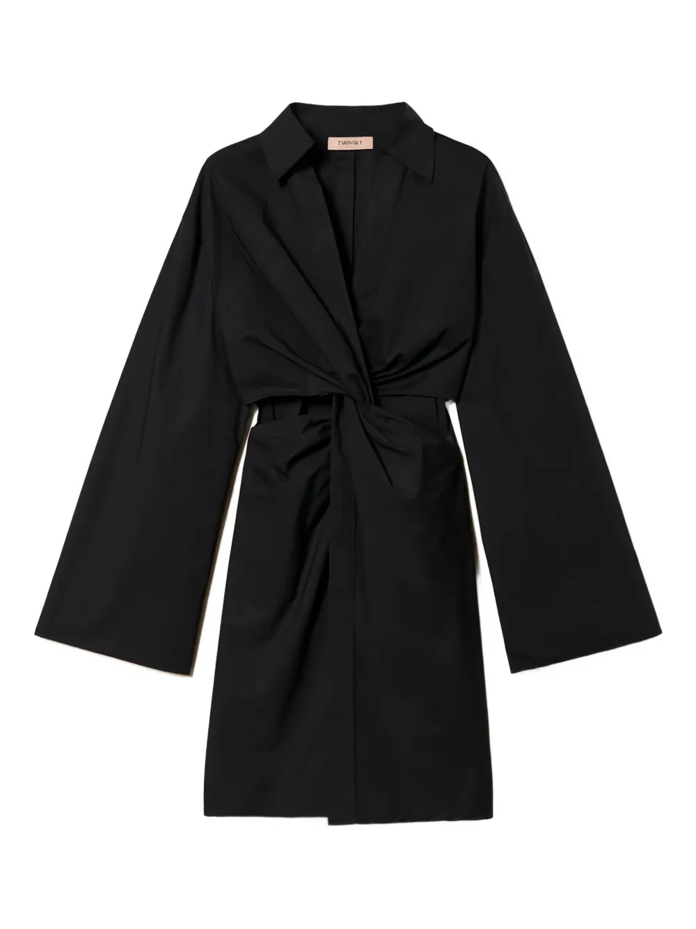 TWINSET twist-detail cut-out tunic | Black | Image 1