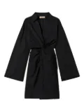 TWINSET twist-detail cut-out tunic - Black