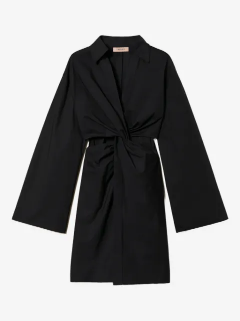 TWINSET twist-detail cut-out tunic