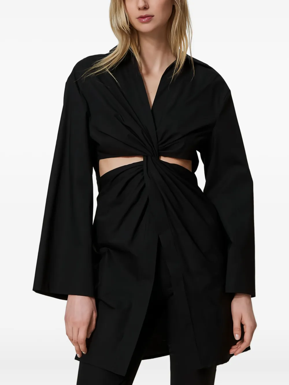 TWINSET twist-detail cut-out tunic | Tunic Tops & Kaftans | Image 2