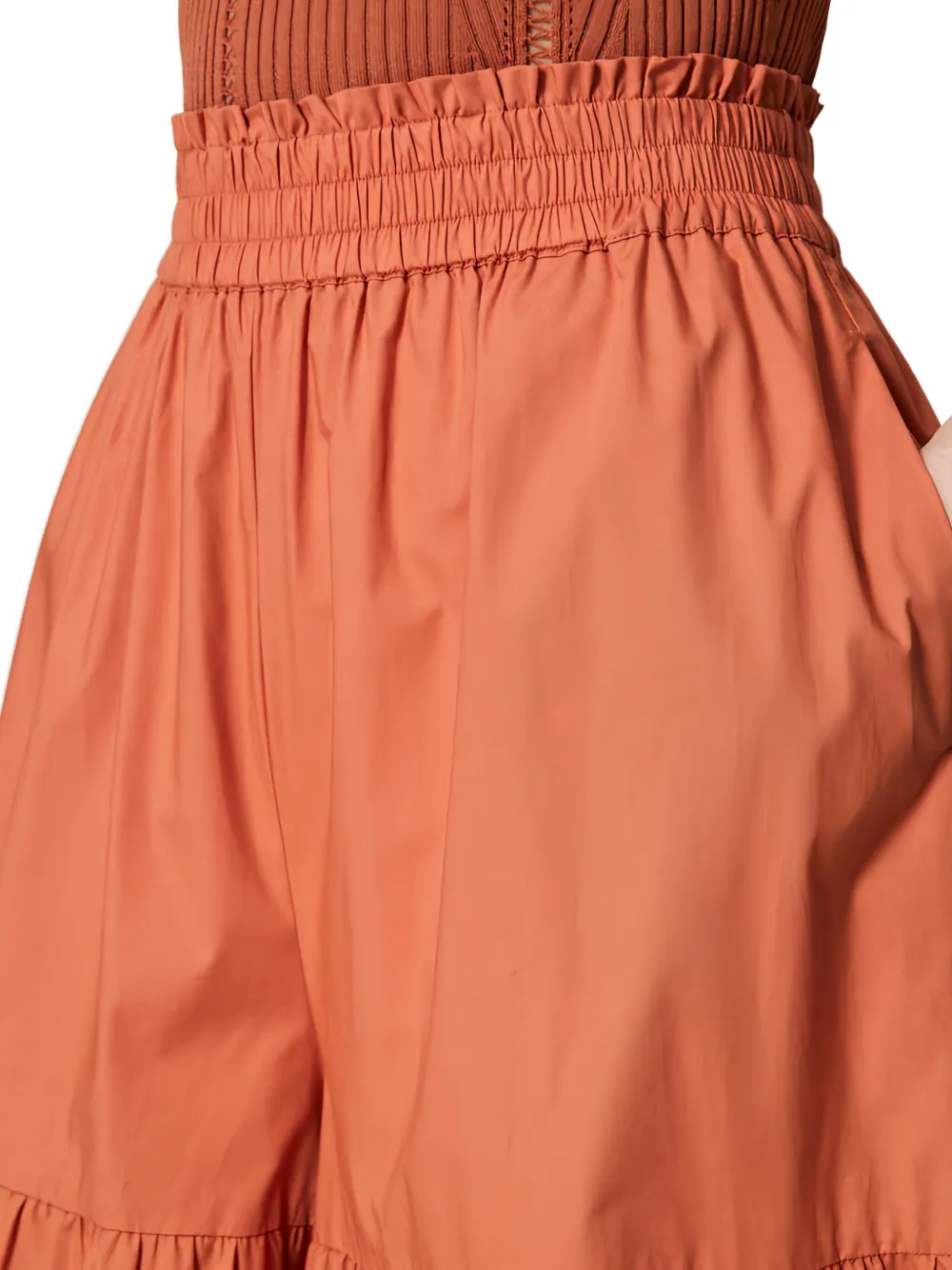 TWINSET Gelaagde broek Oranje
