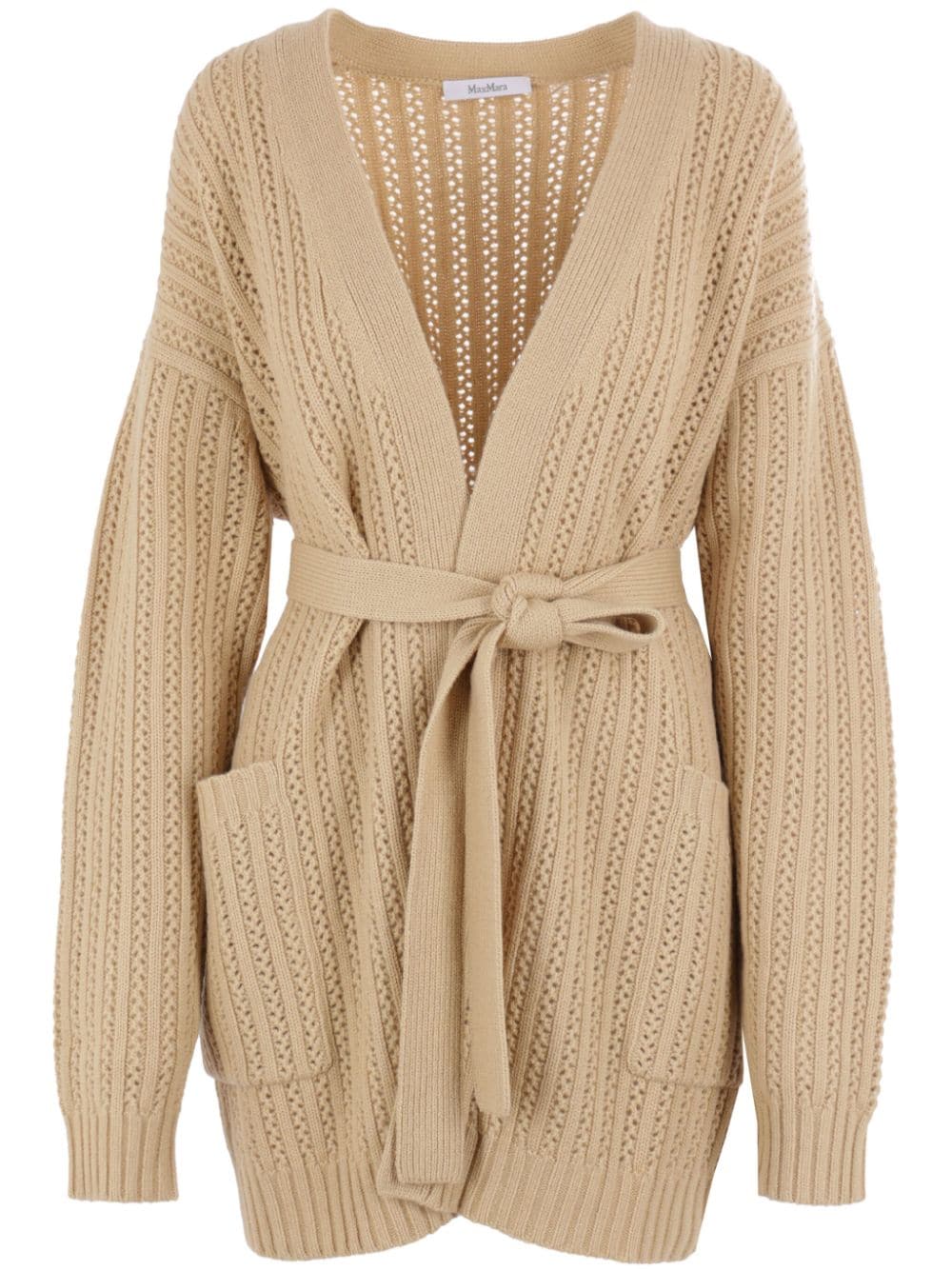 Max Mara Balzac open-front cardigan - Toni neutri