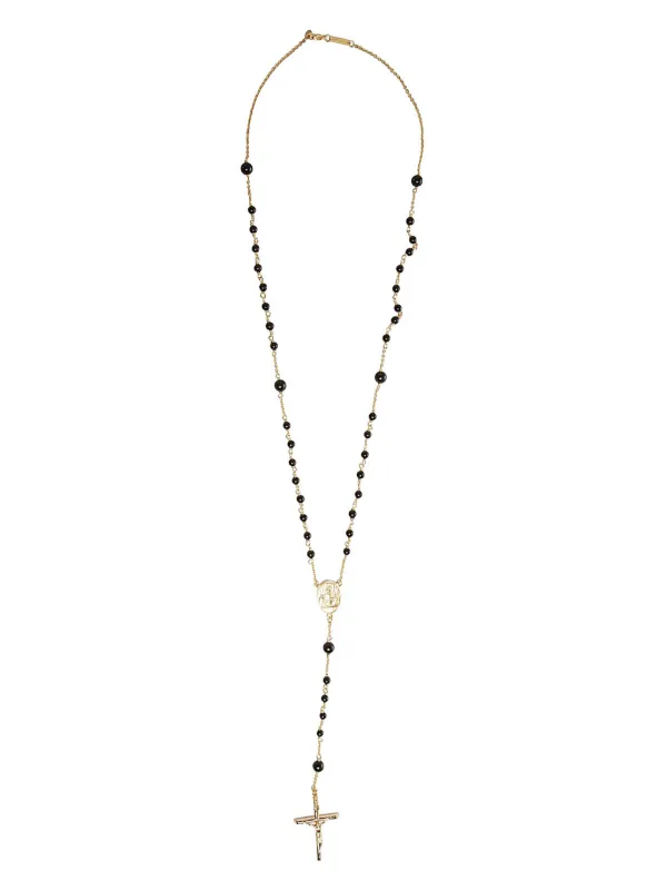 Dolce & Gabbana Rosary Necklace | Gold | FARFETCH
