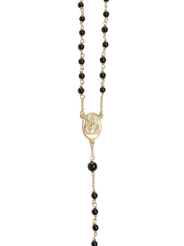 Dolce & Gabbana Rosary Necklace | Gold | FARFETCH