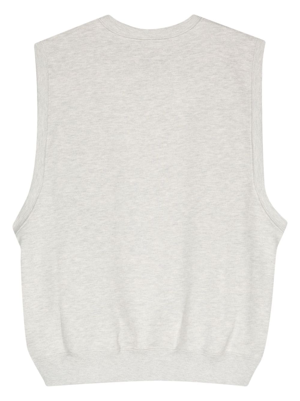 Shop Magliano Logo-embroidered Vest In Grey