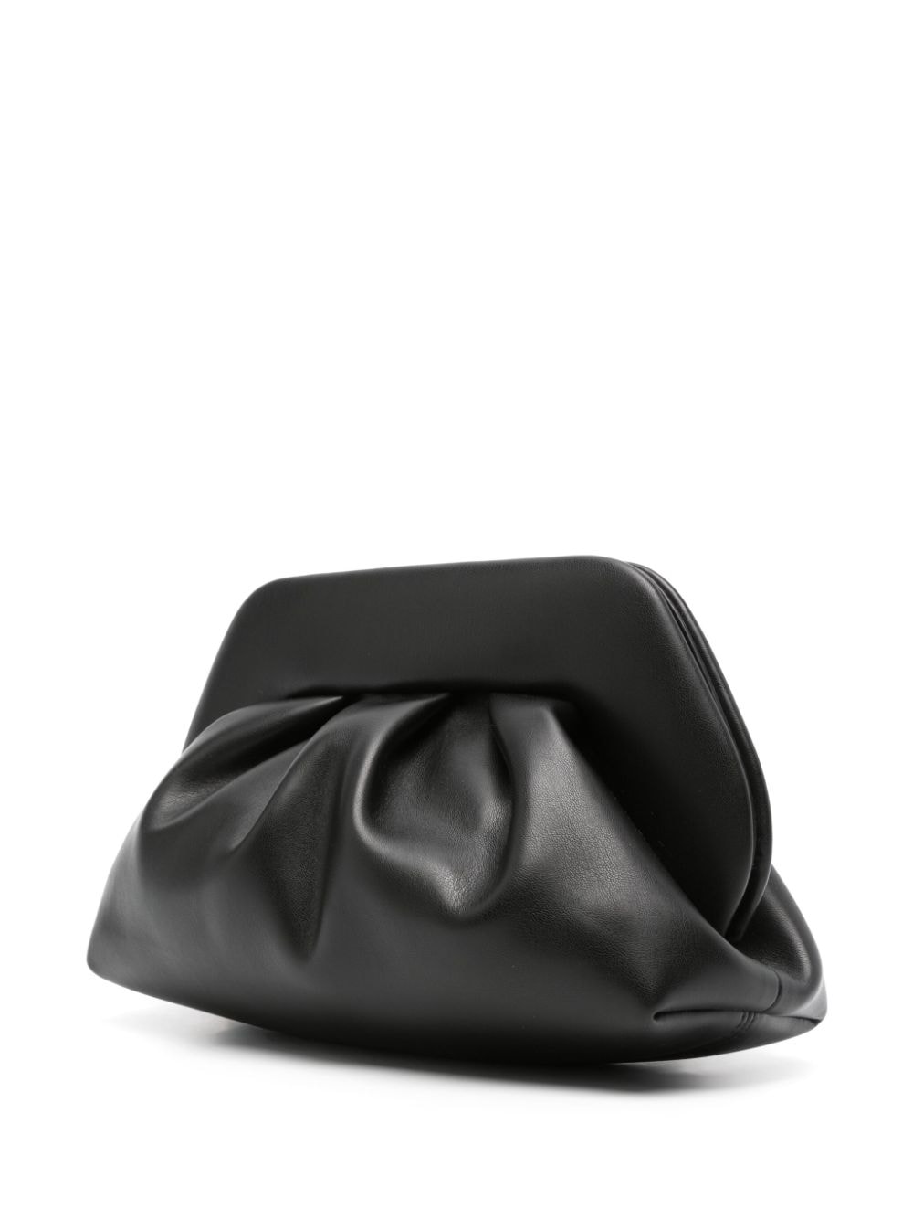 Shop Themoirè Tia Clutch Bag In Black