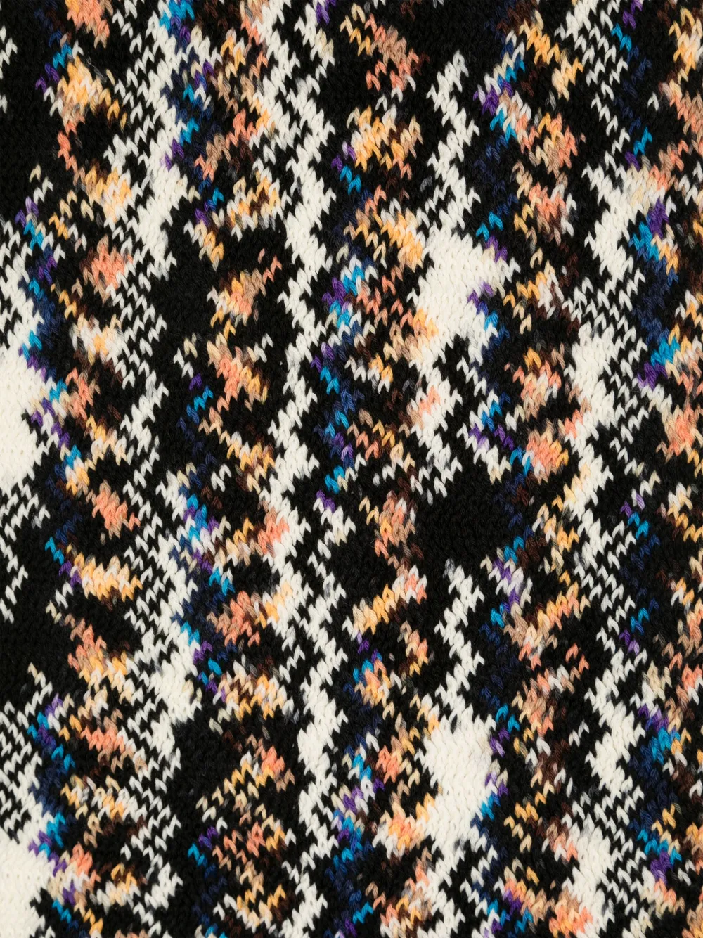 Missoni Sjaal met zigzag patroon - Veelkleurig