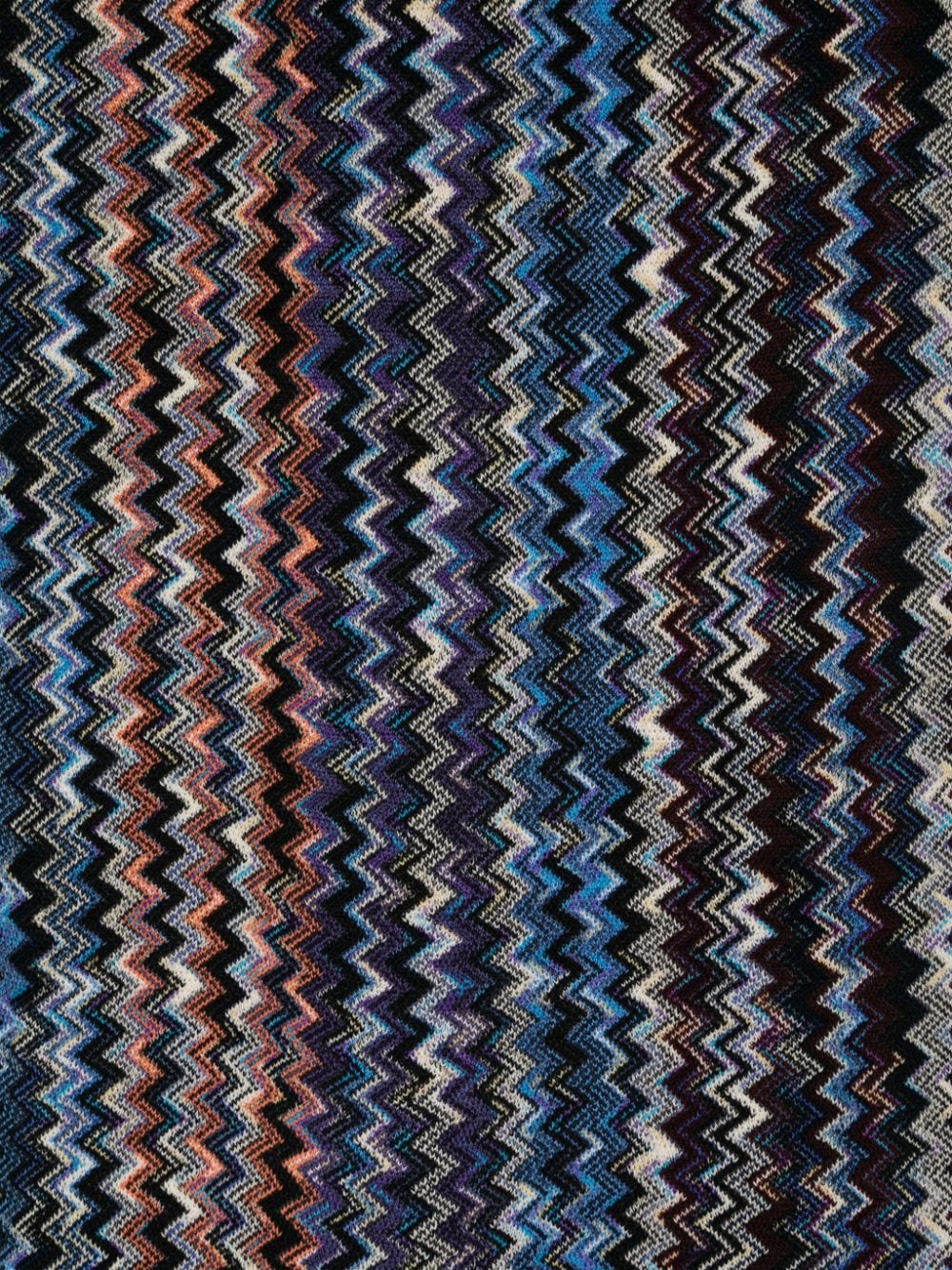 Missoni Sjaal met zigzag patroon - Blauw