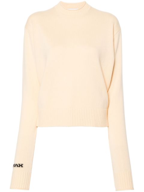 Max Mara logo-jacquard sweater Women