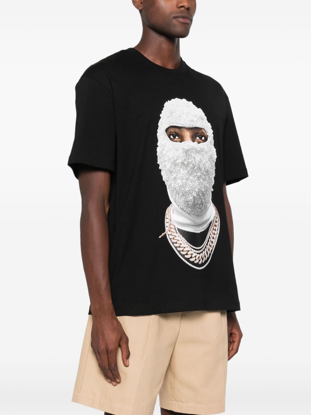 Shop Ih Nom Uh Nit Future Mask-print T-shirt In Black