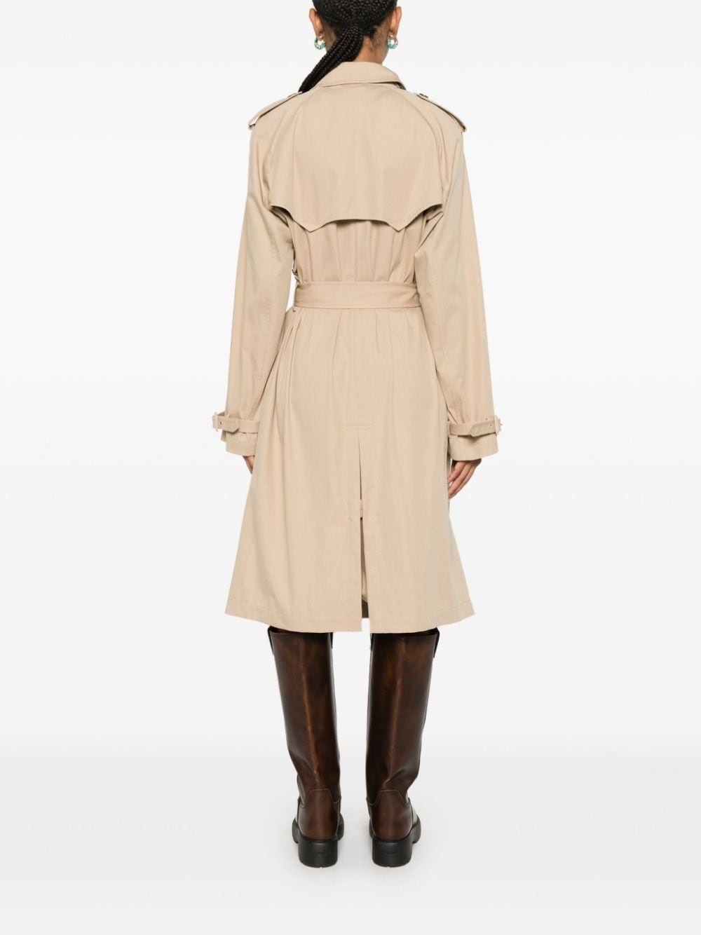 Shop Ralph Lauren Niles Trench Coat In Brown