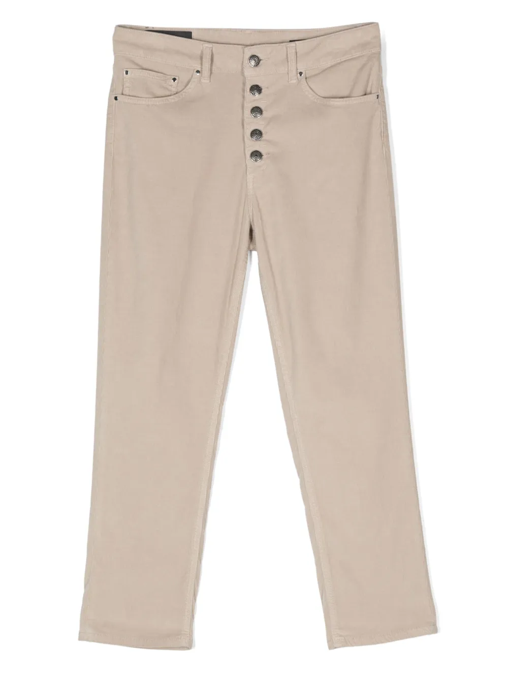 Dondup Trousers Featuring Bottom Cuffs And 5 Pockets In Neutrals