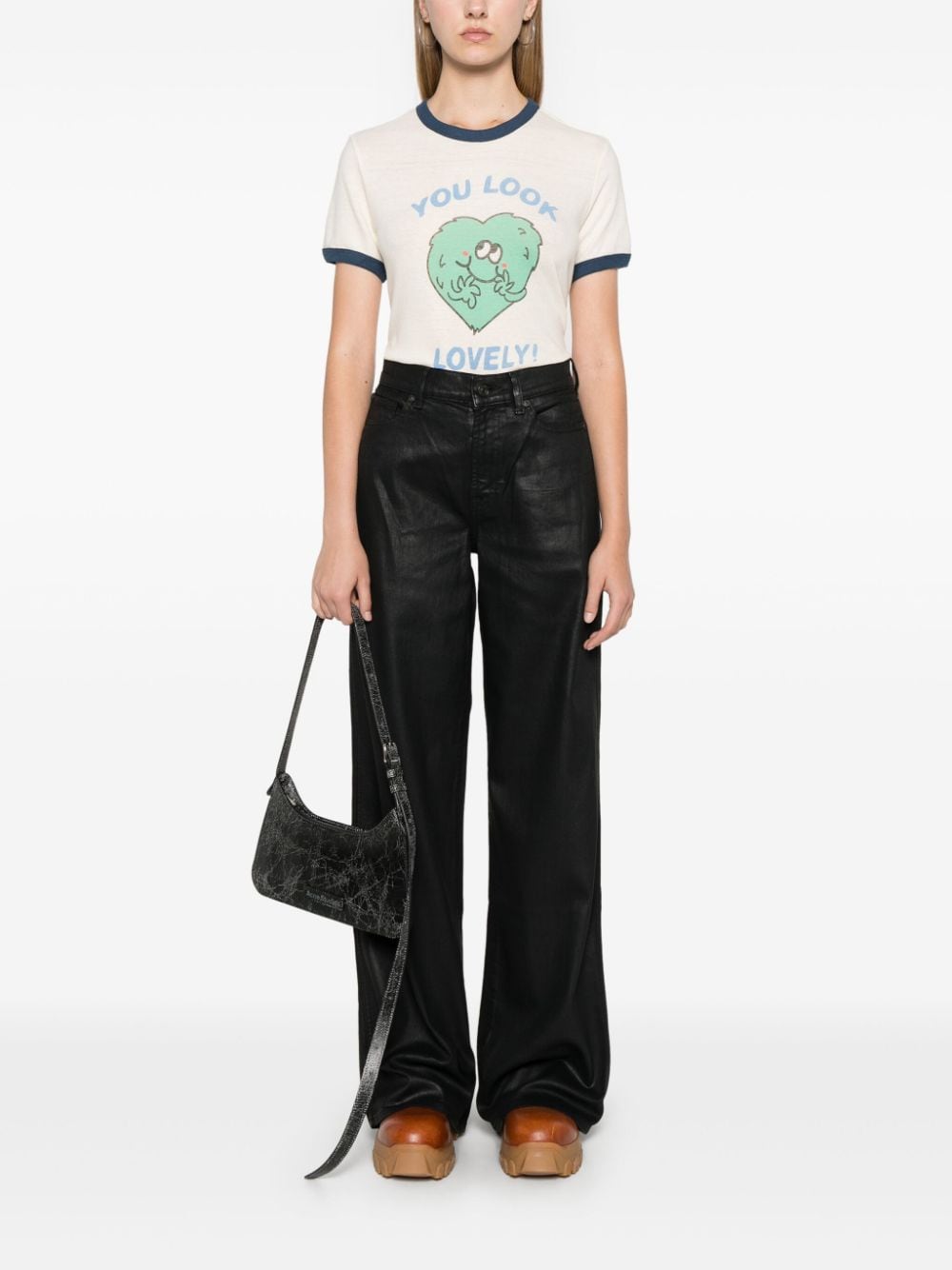 7 For All Mankind Lotte jeans - Zwart