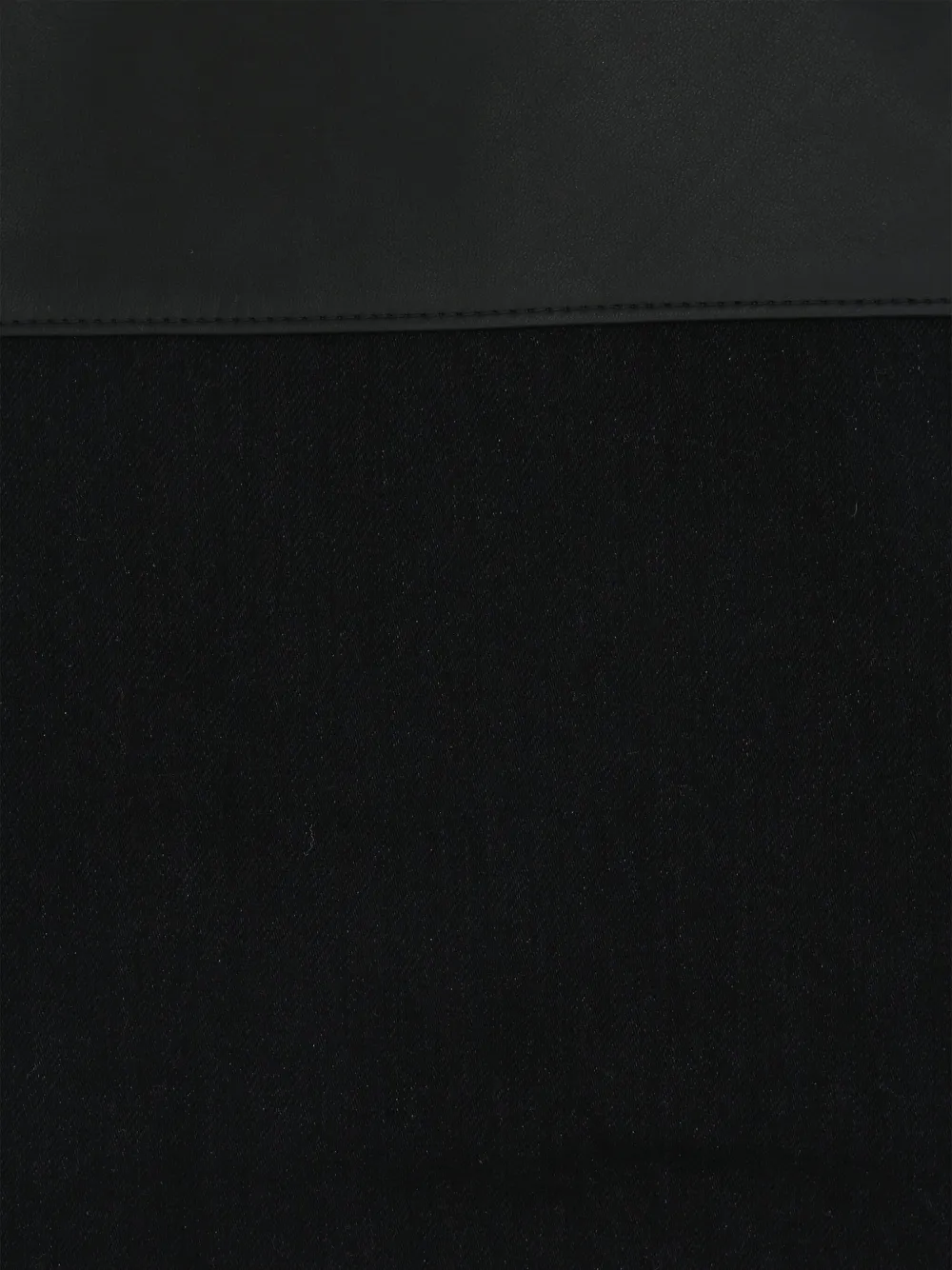 Yohji Yamamoto Leren schoudertas Zwart