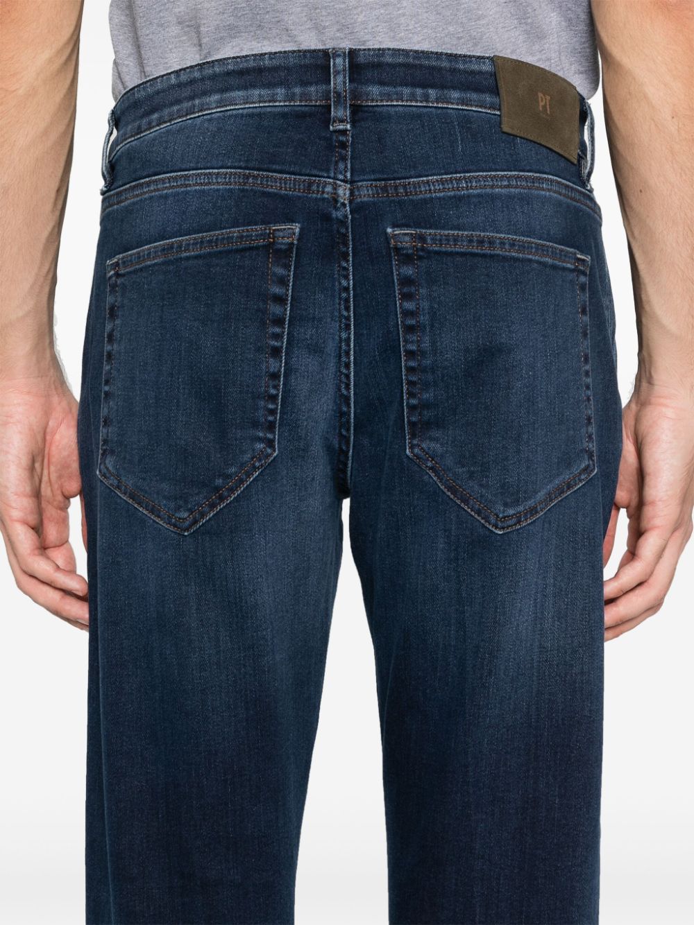 Shop Pt Torino Indie Jeans In Blue