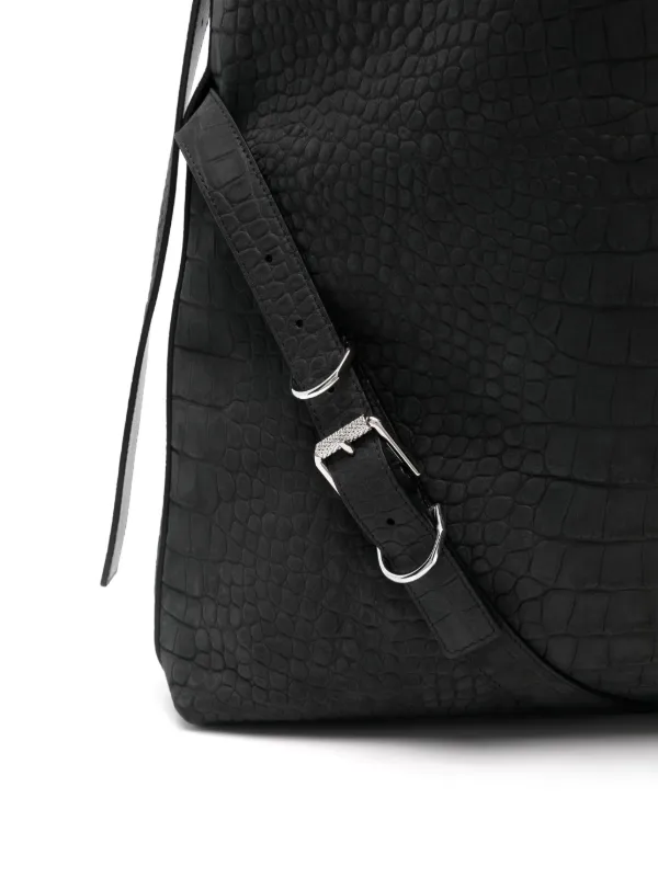トートバッグ GIVENCHY Black Leather Large Voyou Shoulder Bag Givenchy Large Voyou Shoulder Bag | Black | FARFETCH
