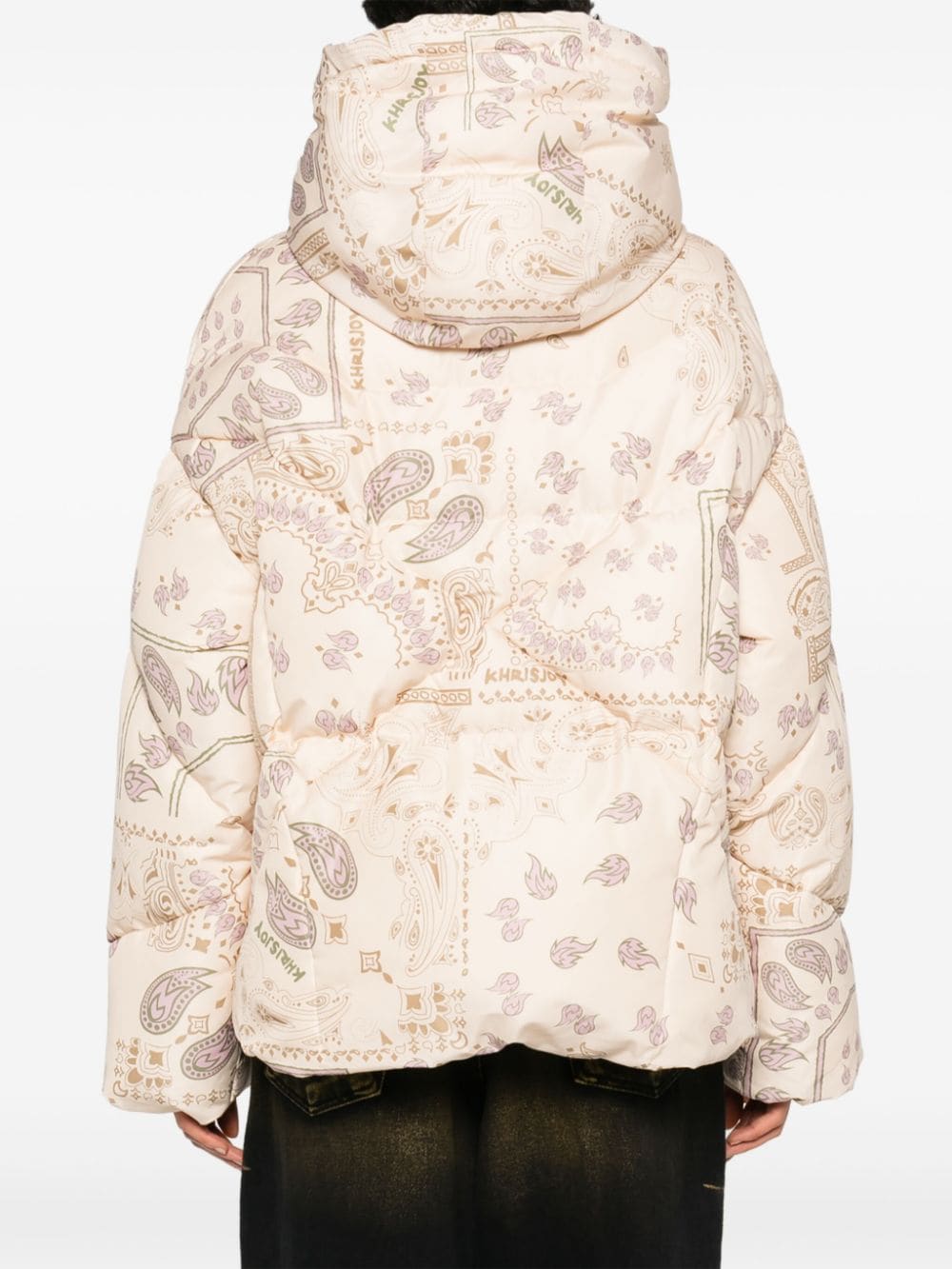 Shop Khrisjoy Khris Puffer Jacket In Neutrals