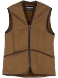 Barbour contrasting-trim gilet - Brown