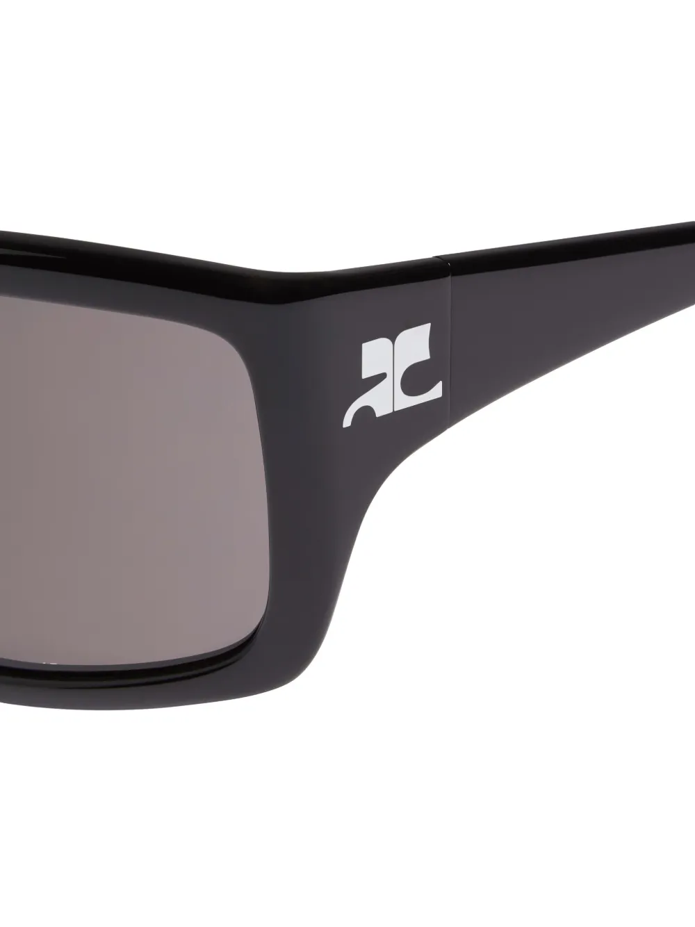 Courrèges Shock 2 zonnebril Zwart