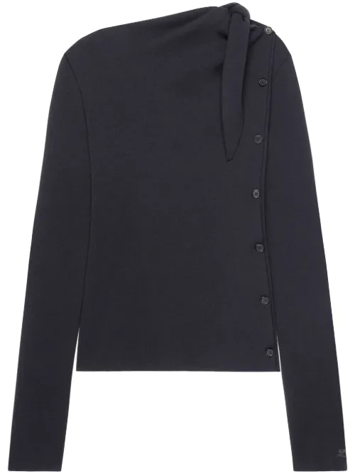 Cardigan à détail de nœud - Courrèges - Modalova