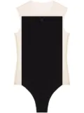 Courrèges Illusion bodysuit - Black