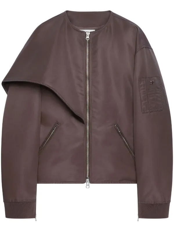 【送料&関税込】CourrA¨ges Bow Neck Bomber Jacket 24502811_57053020_600.jpg